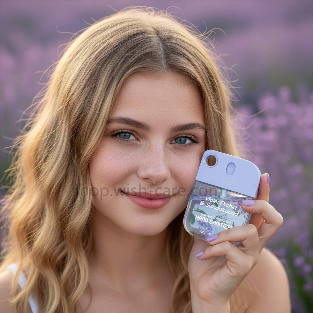 Violet Orchid & Sandalwood Hand Sanitizer Bundle, 2x1.2oz + 1x1.5oz