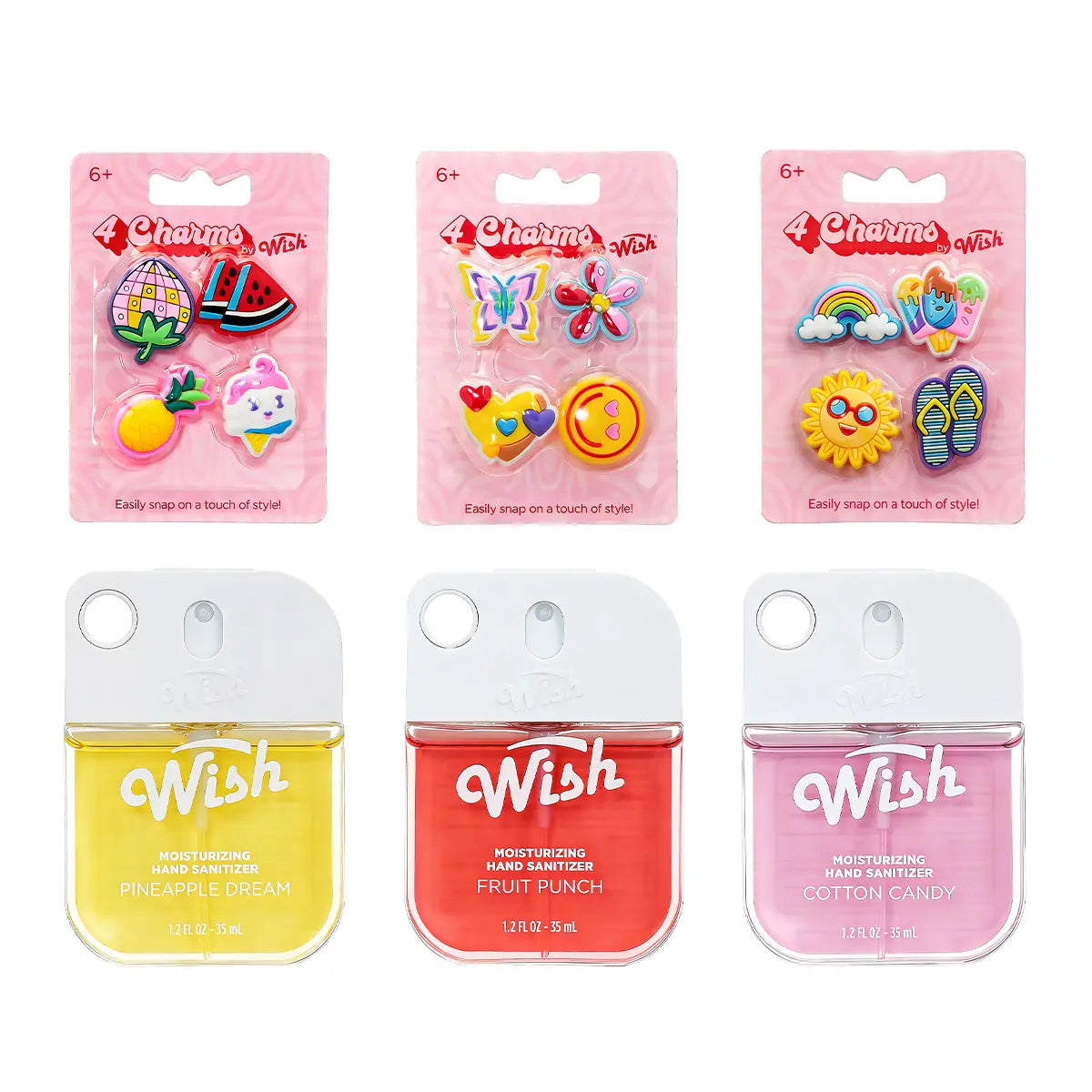 Hand Sanitizer Spray Bundle | 3x1.2 oz | Fun Scents | Keychain