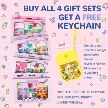 Hand Sanitizer Gift Box (8 Scents Mix, 8x 1.5 oz) + FREE 1.2 oz Golden Citrus