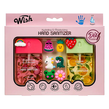 2 Pack DIY Hand Sanitizer Gift Box, 1.5 oz Each, Dragonfruit / Golden Citrus