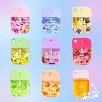Hand Sanitizer Spray Bundle (8x 1.2 oz) + FREE 1.5 oz Mango Mojo Body Mist