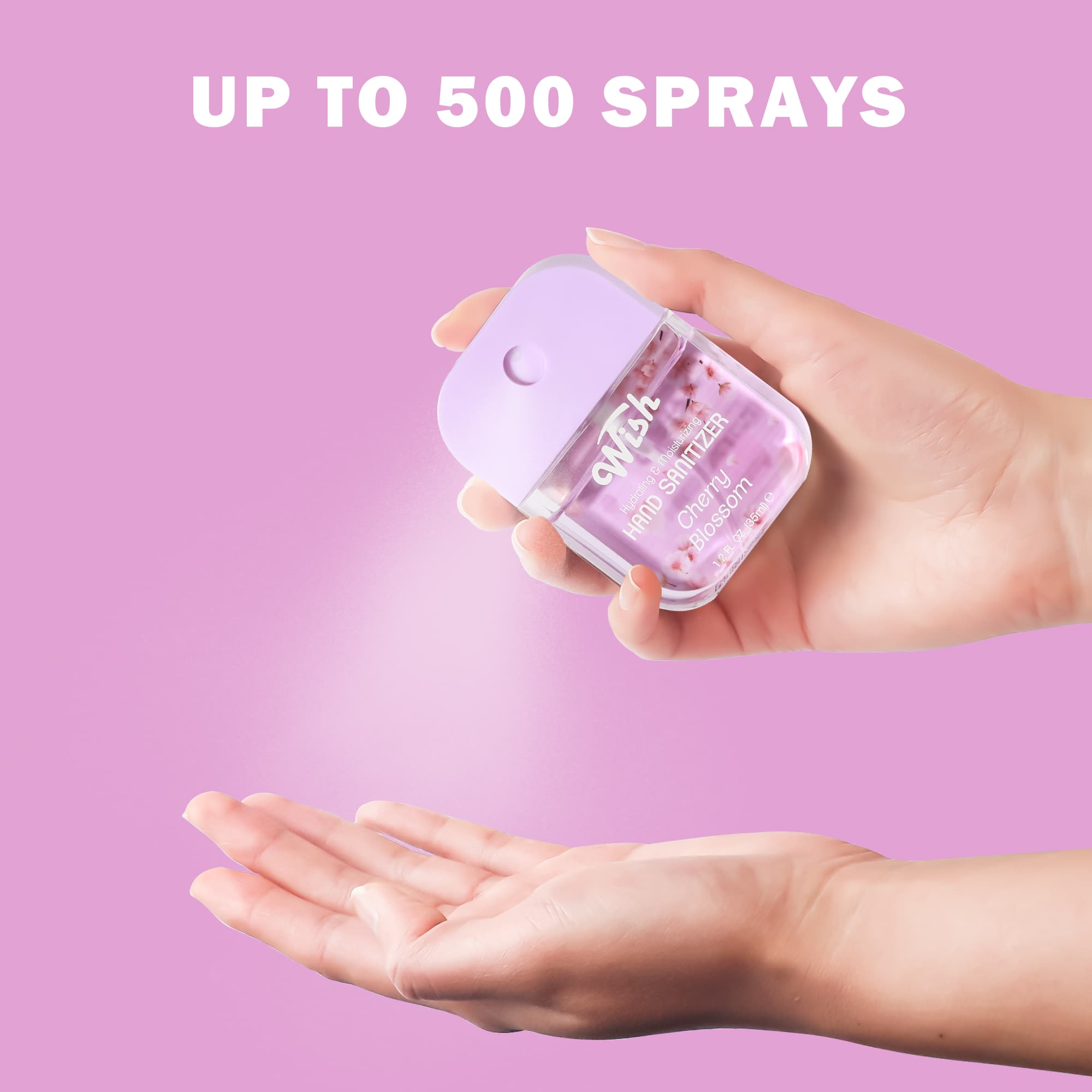 Cherry Blossom Hand Sanitizer Spray - 1.2 oz | WishCare – WISH CARE
