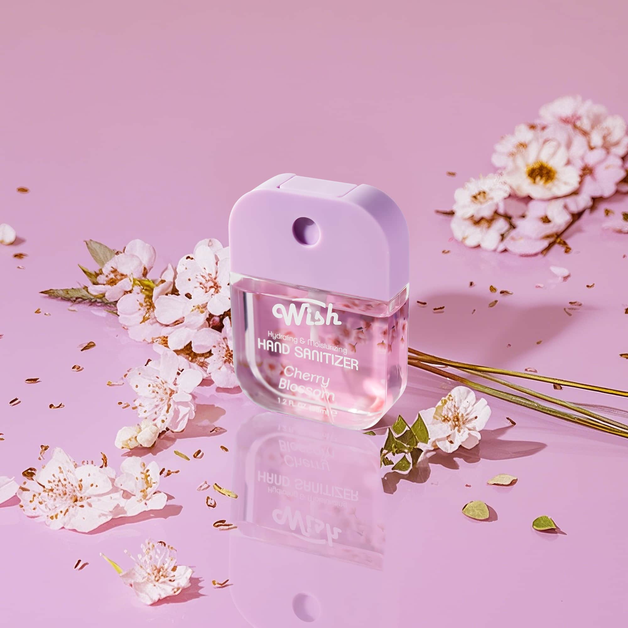 Cherry Blossom Hand Sanitizer Spray - 1.2 oz | WishCare – WISH CARE