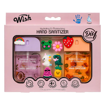 2 Pack DIY Hand Sanitizer Gift Box, 1.5 oz Each, Coconut Cream / Salted Caramel