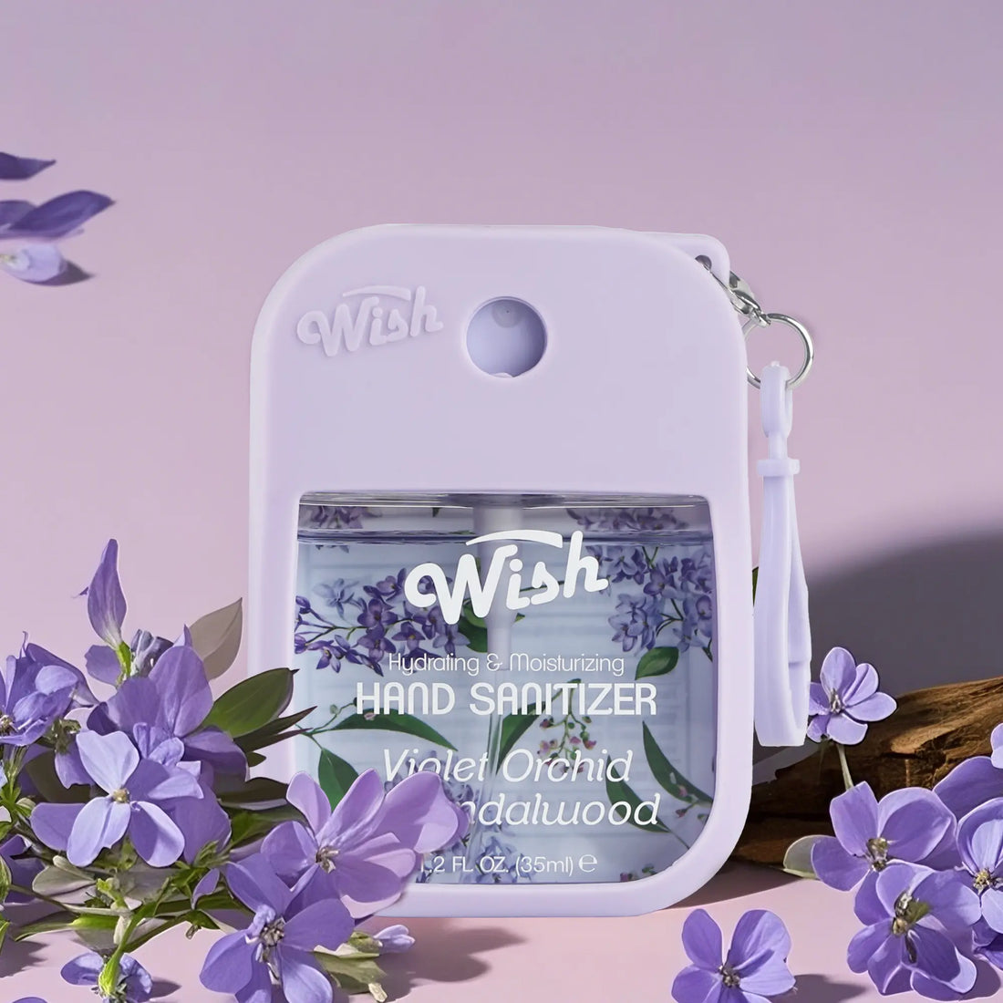 Violet Orchid & Sandalwood 1.2 oz w/ Silicone Case & Keychain