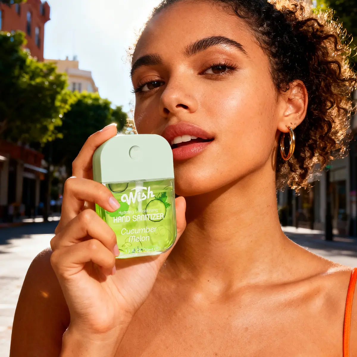 Cucumber Melon 1.2oz Hand Sanitizer | Cool & Hydrating | WishCare Cucumber Melon 1.2oz Hand Sanitizer | Cool & Hydrating | WishCare