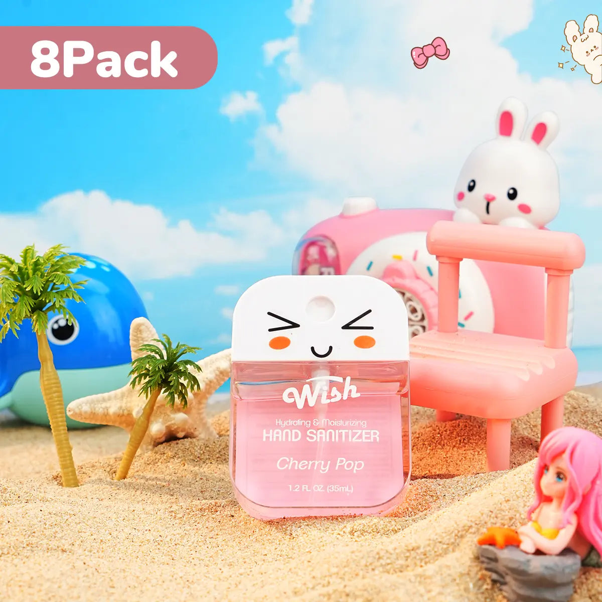 Wish Cherry Pop 1.2oz Scented Hand Sanitizer - Portable & Fresh