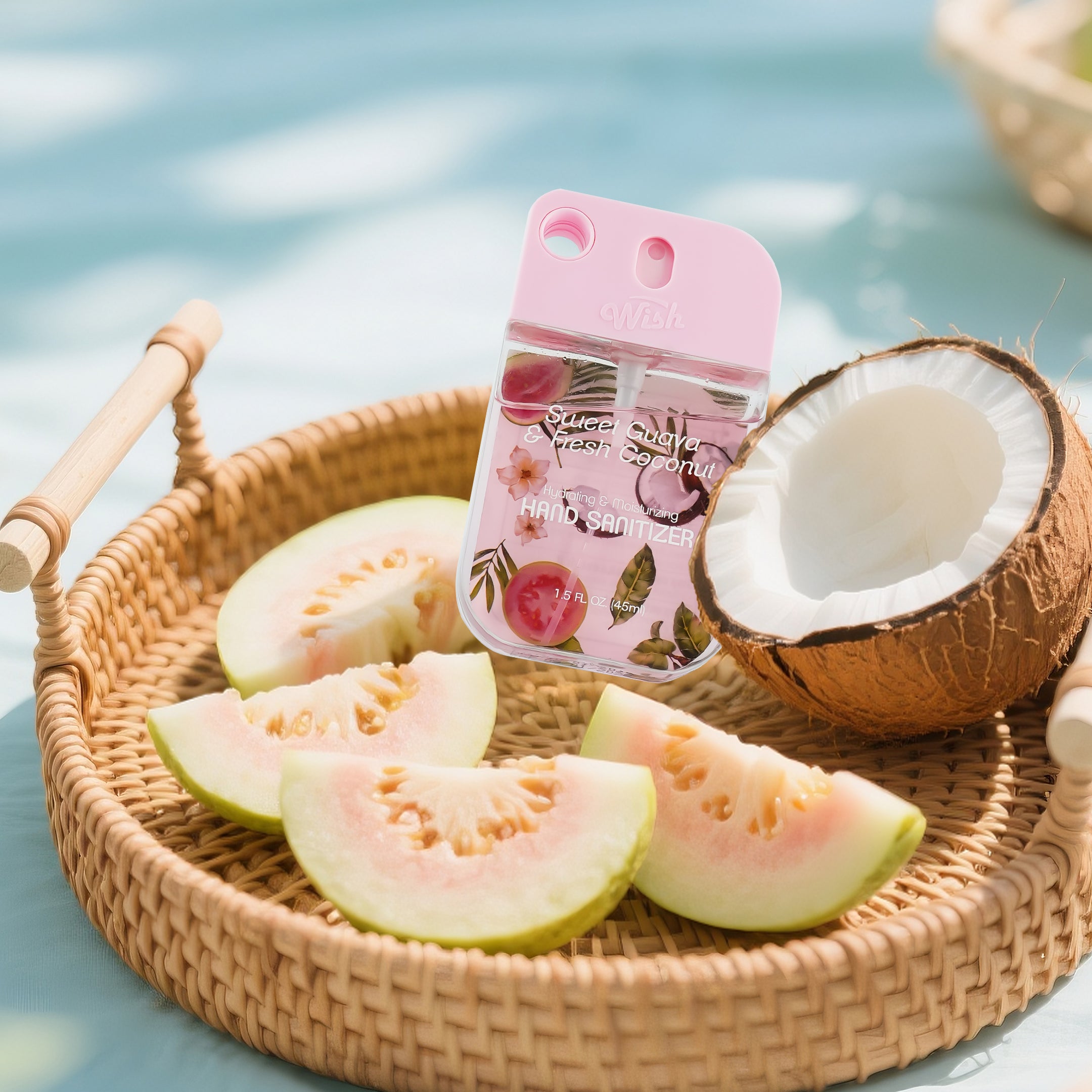 Sweet Guava & Fresh Coconut Hand Sanitizer Spray 1.5oz - Tropical