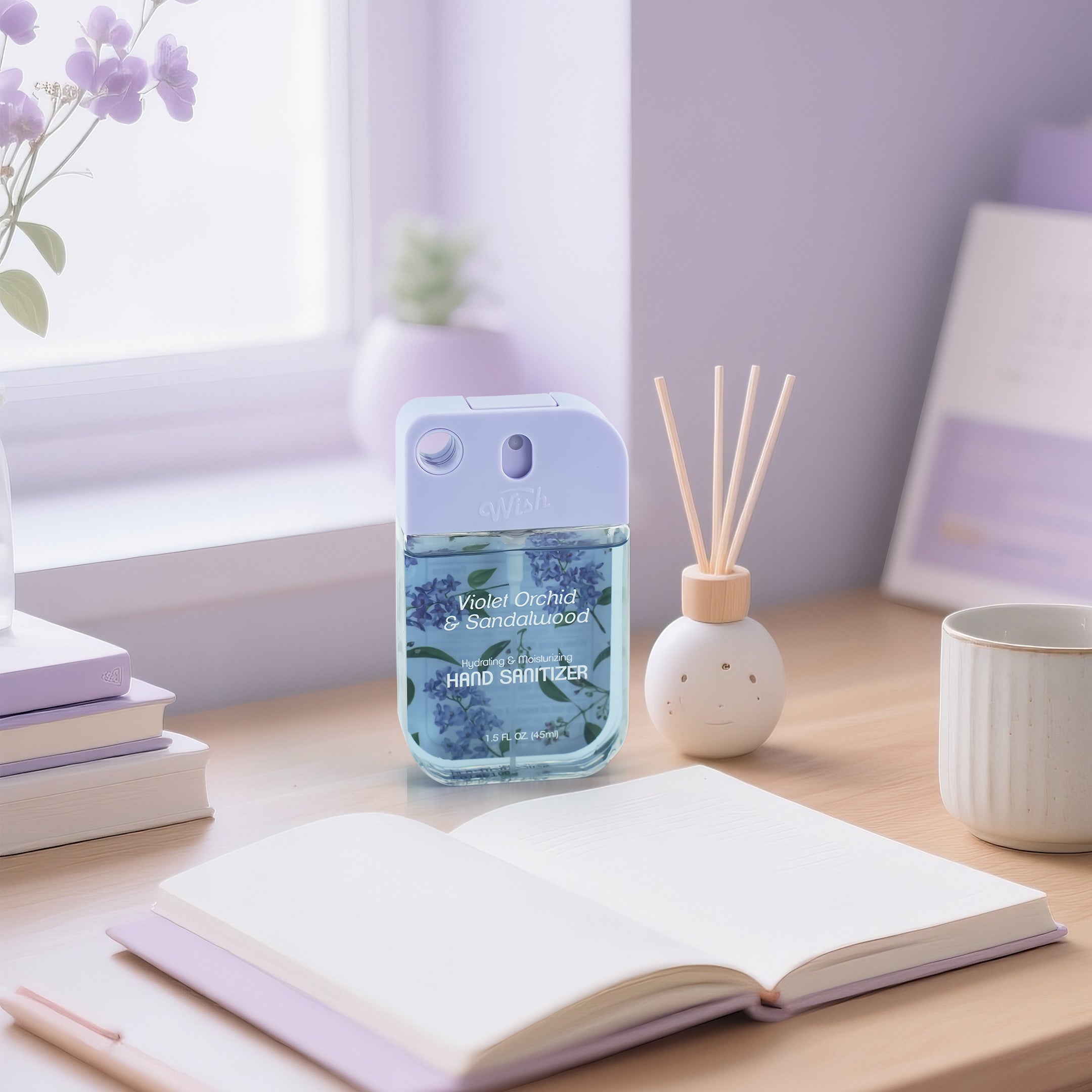 Violet Orchid Hand Sanitizer Spray 1.5oz - Fresh & Floral