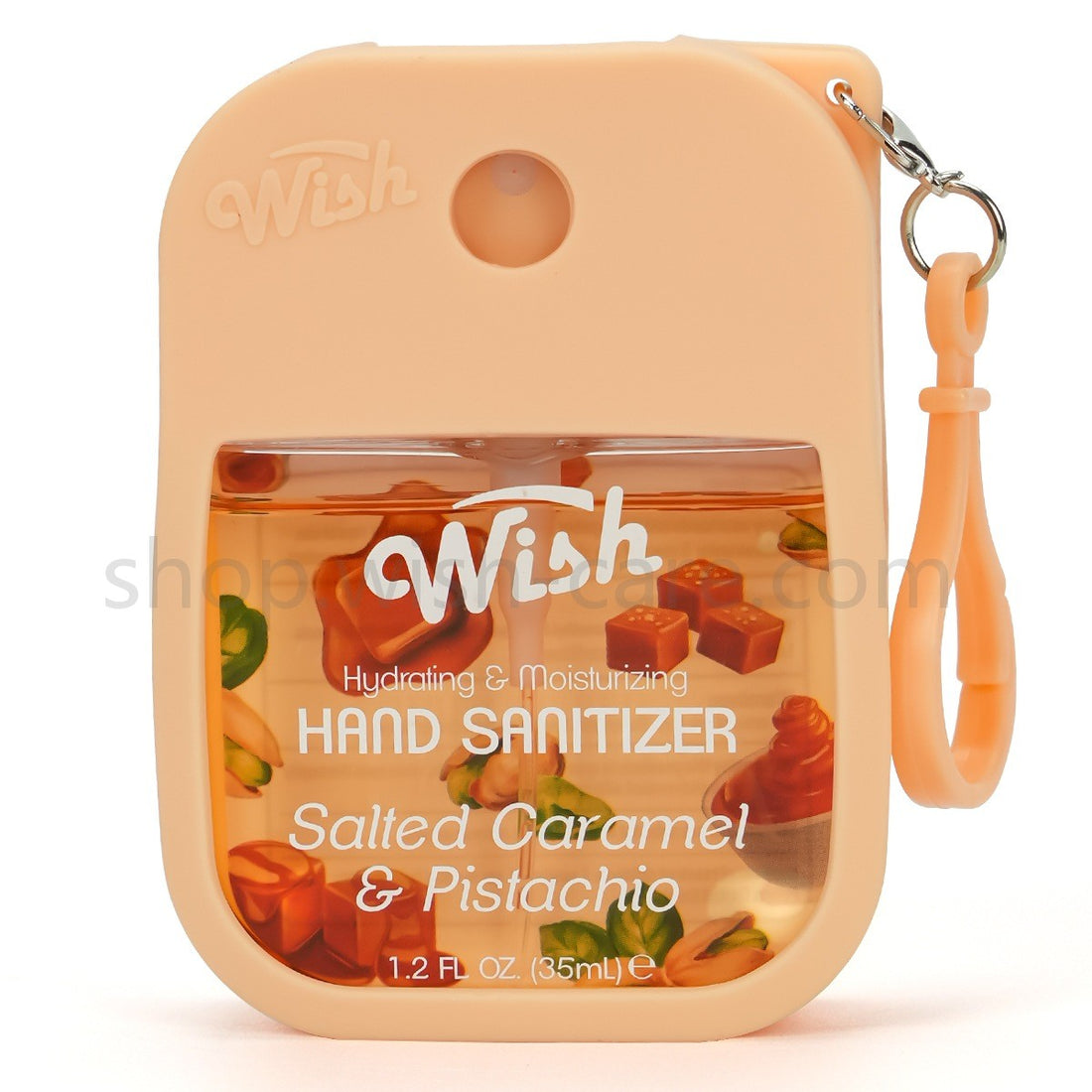 2 Pack Hand Sanitizer Gift Box, 1.2 oz Each, Golden Citrus / Salted Caramel