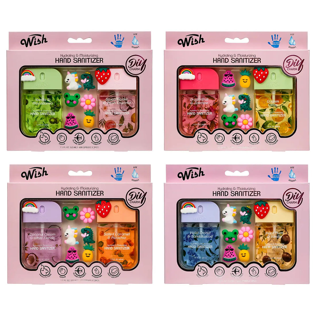 DIY Hand Sanitizer Gift Box, 2-Pack of 1.5 oz Travel-Size Bottles