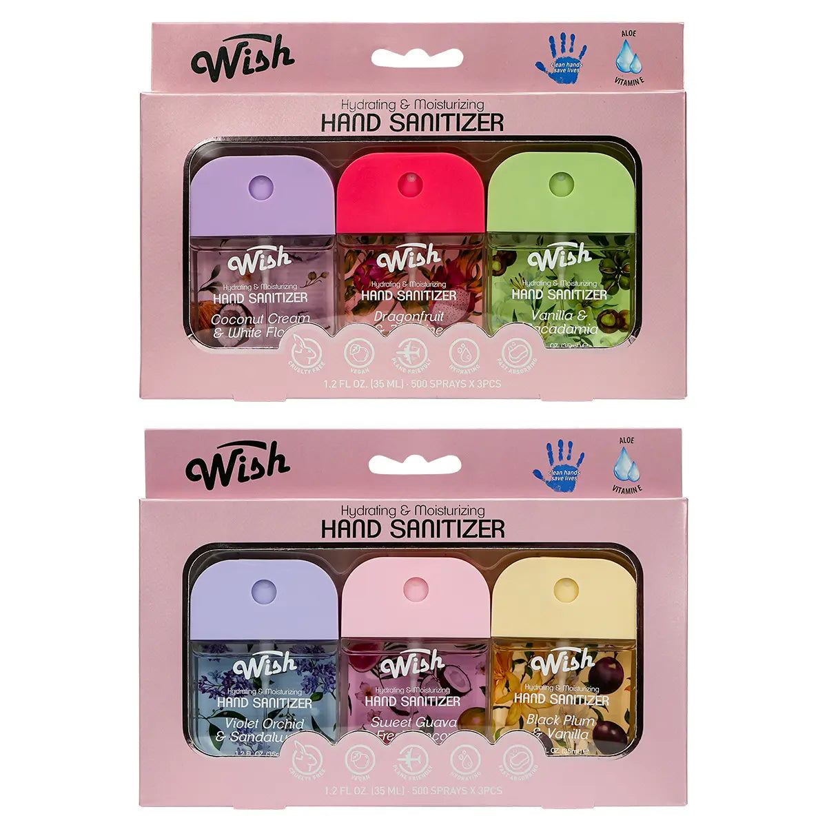 3 Pack Hand Sanitizer Gift Box, 1.2 oz Each (2 & 4 Box Options)