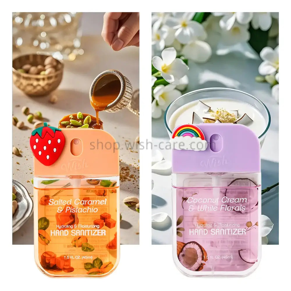 Coconut Cream & White Florals + Salted Caramel & Pistachio